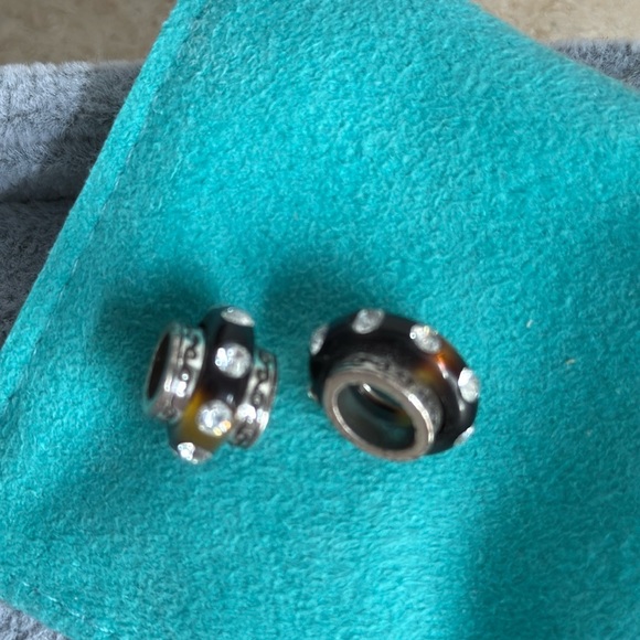 Brighton Dazzler Tigers Eye Vintage Retired Chocolate Charm Beads (Bundle 2) - Picture 2 of 3